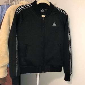 Rare Reebok bomber coat jacket